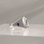 Silver Ring Letter D 081
