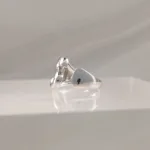 Silver Ring Letter S 094