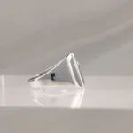 Silver Ring Letter R 093
