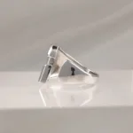 Silver Ring Letter G 084