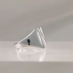 Silver Ring Letter N 090