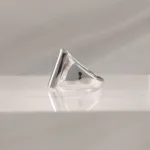 Silver Ring Letter I 086