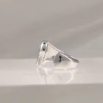 Sliver Ring Letter P 092