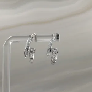 Silver Snail Earrings – 047