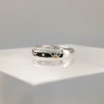 Silver Sun Band Ring 154