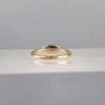 Yellow Silver Eye Ring 125