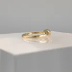 Yellow Silver Eye Ring 125