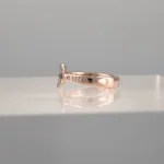 Rose Silver Bee Ring 139