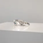 Silver 4 Turquoise Links Ring 146