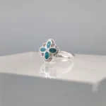 Siler Blue Flower Ring 171