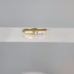 Yellow Silver White w/star Band Ring 140