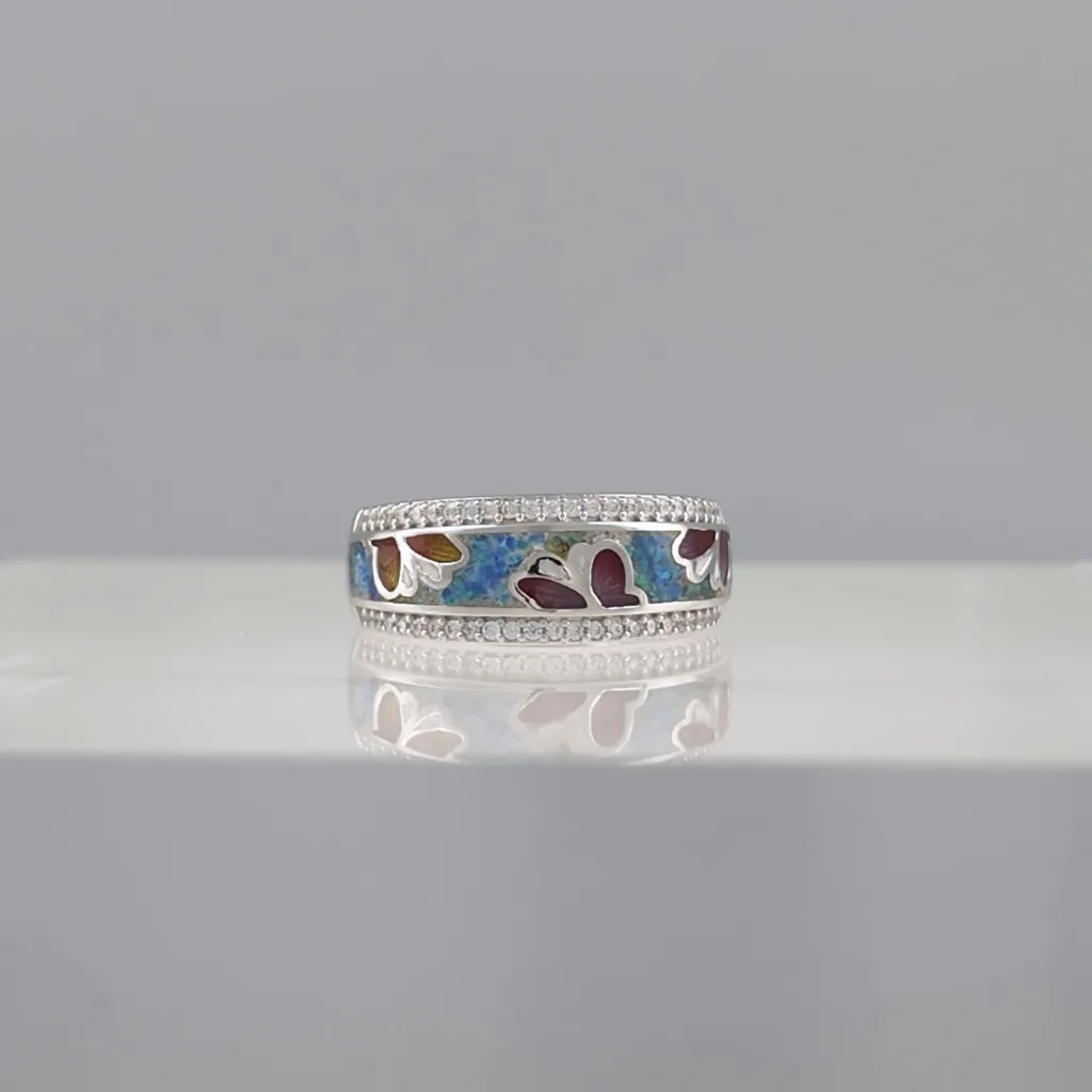 Silver Butterfly’s Ring Band 127