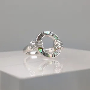 Silver Pearl Arum  Ring 144