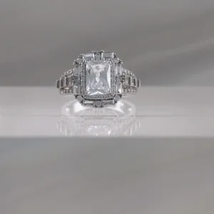 Silver Square and Octagonal Design 114