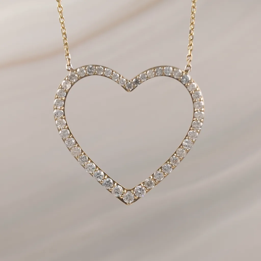 14K HEART DIAMONDS – 050