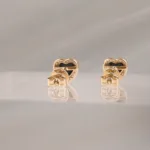 14K HEART BLACK SAPHIRE W/DI – 141