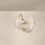 14K AMETHYST W/DI HEART – 049