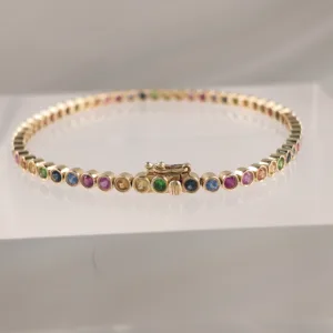 14K MULTI BEADED TRICOLOR – 711