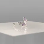Silver Butterfly Toe Ring 175