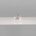 Silver Butterfly Toe Ring 175