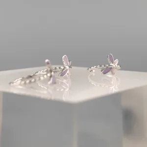 Silver Butterfly Toe Ring 175