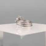 Silver Star Trio Ring 141