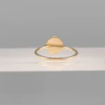 Yellow Silver Yellow circle Ring 153