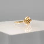 Yellow Silver Yellow circle Ring 153