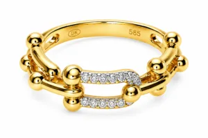 Diamond Open Bubble Ring – 093