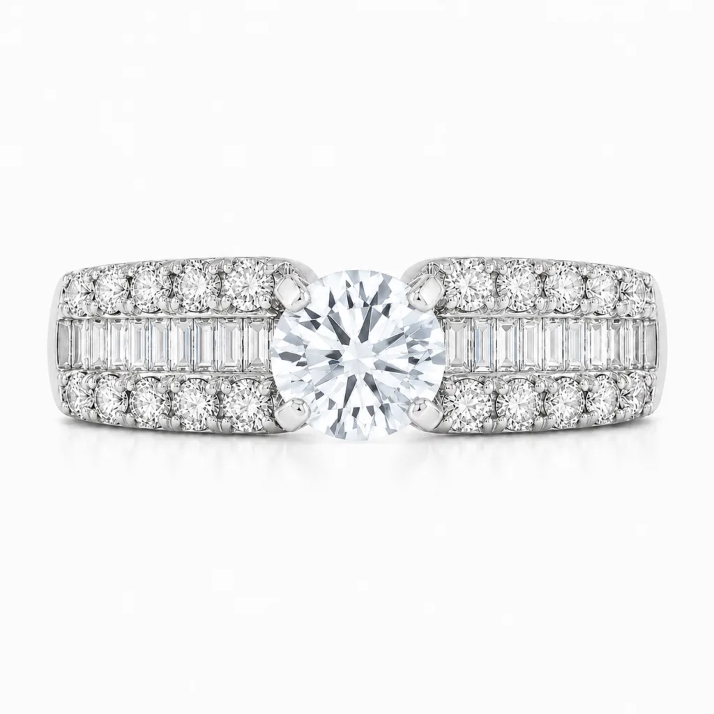 Radiant Diamond Embrace Ring – 113