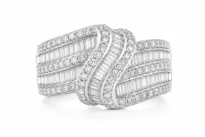Diamond Wave Embrace Ring – 115