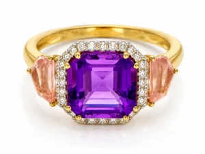 Amethyst with Rose Quartz Ring – 085