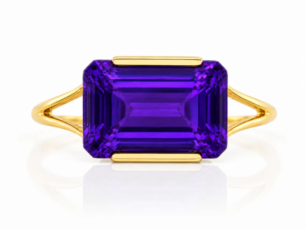 Solitaire Amethyst Ring – 084