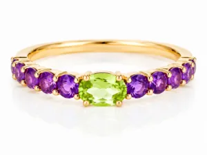 Peridot and Amethyst Ring – 101
